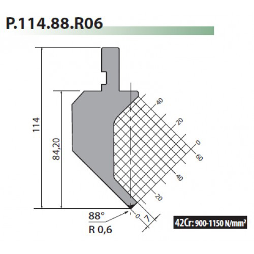 P114-88-R06 Rolleri Top Tool Gooseneck