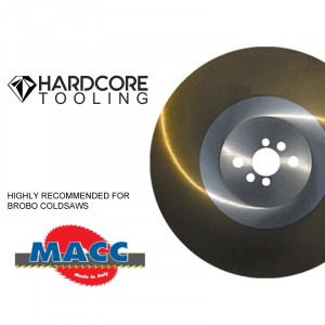 Macc Premium Cold Saw Blade Long Lasting Cobalt Alloy With TICN Coating for Model Cold Saw NEW250 DV-1 – 250mm Diameter x 2mm Thickness x 32mm Bore