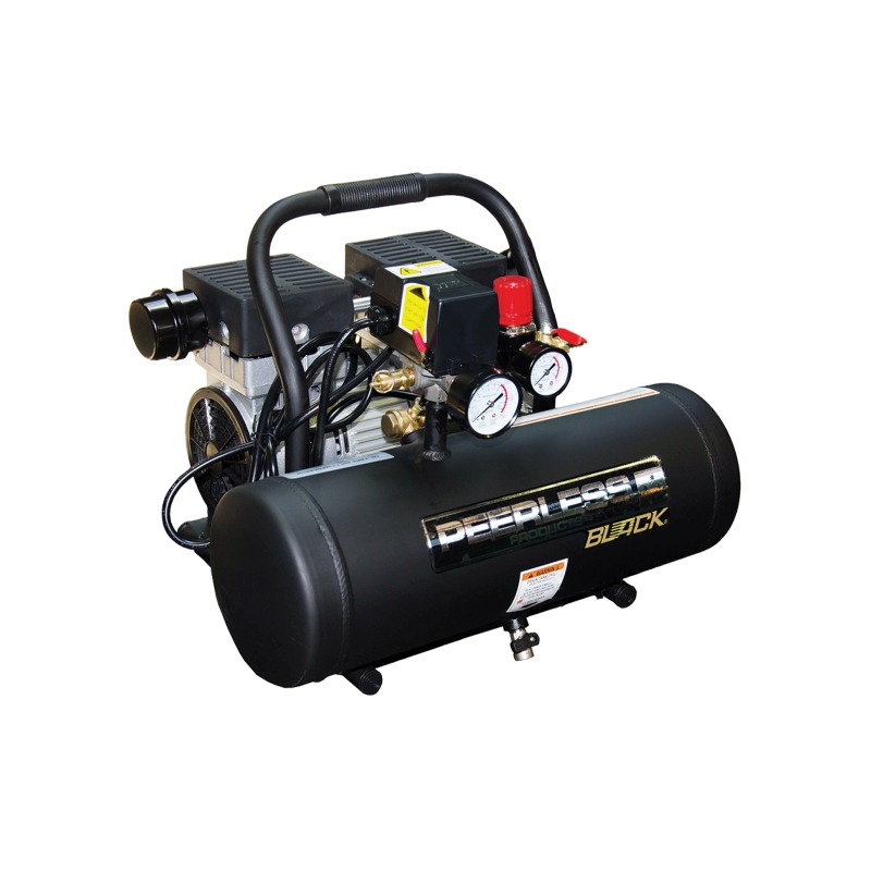 Peerless PB2000 Single Phase Air Compressor Oilless Direct Drive 1HP XL Tank 10 Bar – 2 CFM / 65 LPM